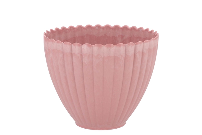 Melamine Lisa Pink Pot 13x10x12cm