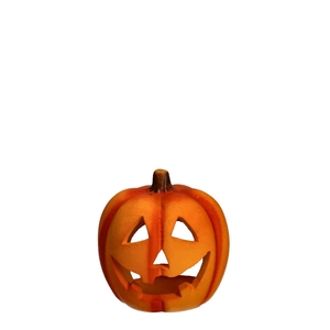 Halloween Theelichthouder pompoen 10cm