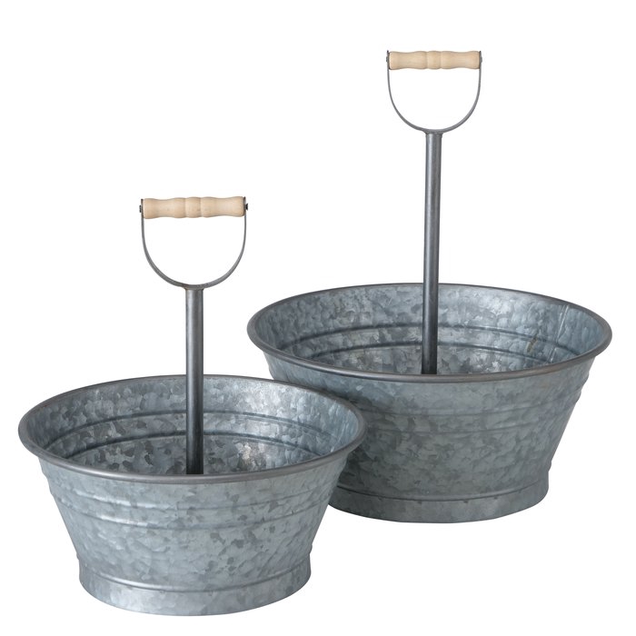 <h4>Planter Jackson, H 44 cm, Chinese fir, Iron, 4066076001262, 2019859</h4>