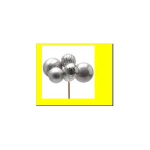 Stick Balls C. Ass. 6pc Silver