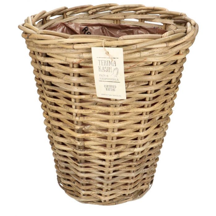 <h4>Baskets rattan Terima buck.13L d32*38cm</h4>