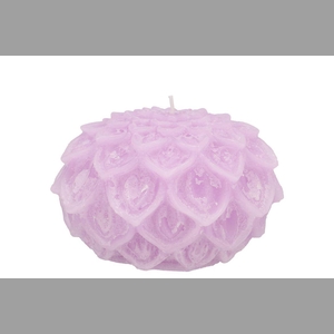 Candle Dahlia Lilac 12x8cm Nm