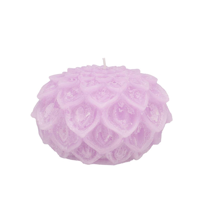 <h4>Candle Dahlia Lilac 12x8cm Nm</h4>