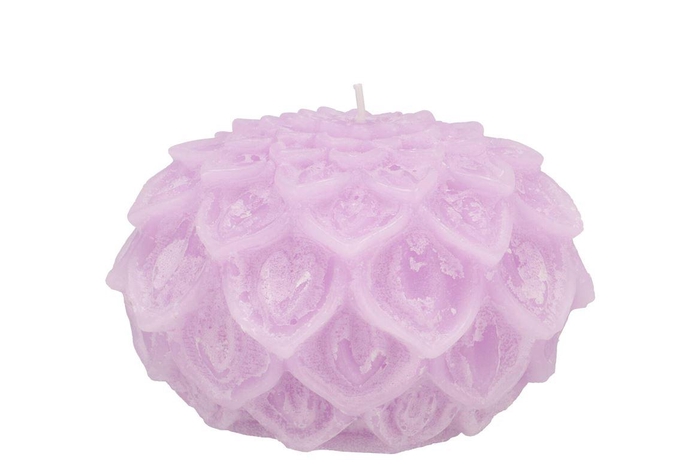 <h4>Candle Dahlia Lilac 12x8cm Nm</h4>