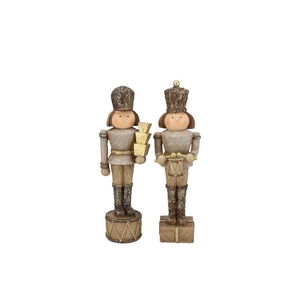 Lesly Gold X-mas Nutcracker 7x7x22cm