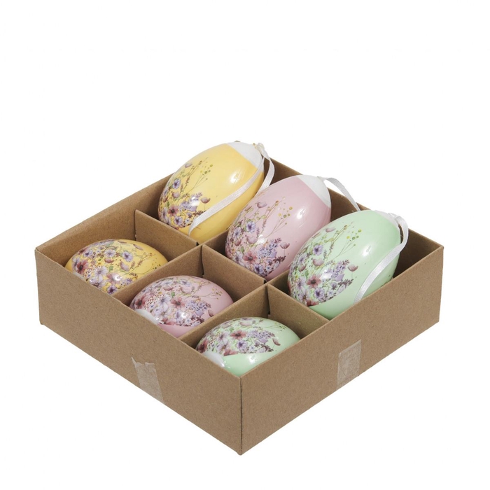 <h4>Pasen Deco ei 6cm ass. x6</h4>