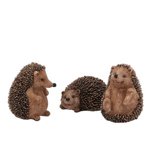 Deco Hedgehodge Ass P/1 12cm Nm