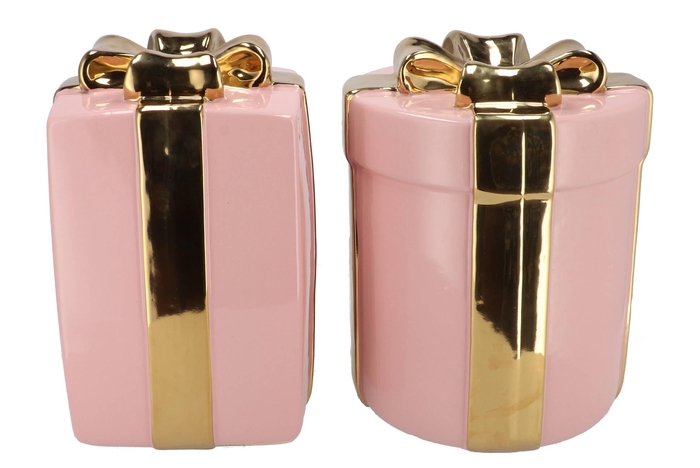 Joy Jolly Pink Vase Present 23x35cm Nm
