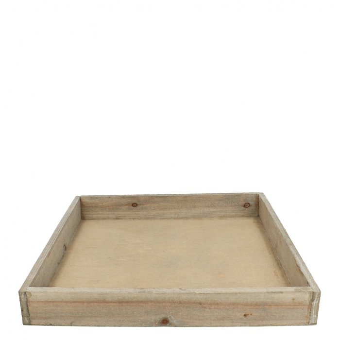Hout Tray 30*30*4cm