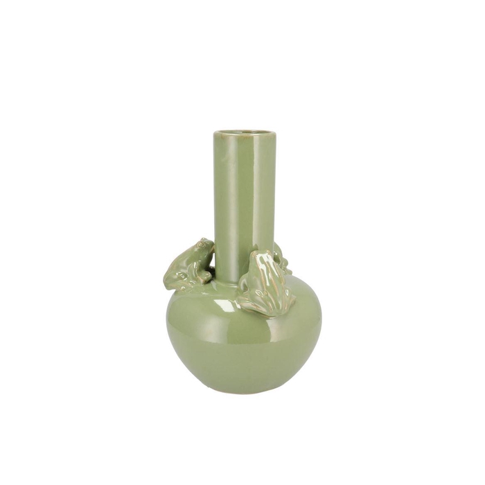 <h4>Frog Pistache Vase Tube 20x20x28cm Nm</h4>