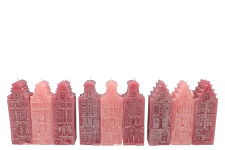 <h4>Candle A'dam House Sweets Pink Mix 7x7x20cm</h4>