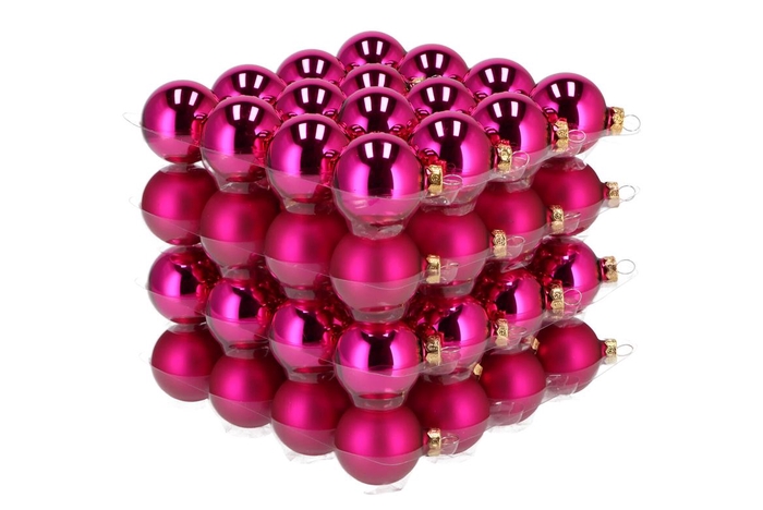 <h4>Glass Ball Fuchsia 40mm P/64</h4>