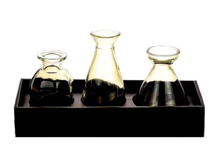 <h4>Vase Charmi 3pc L23.5w10.5h12.5</h4>