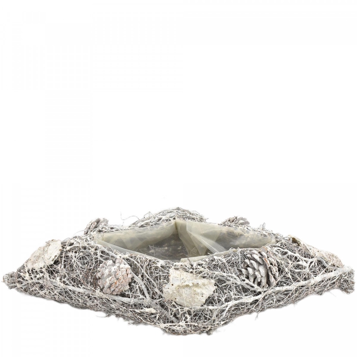 Mandwerk Twijg planter 45*23*8cm