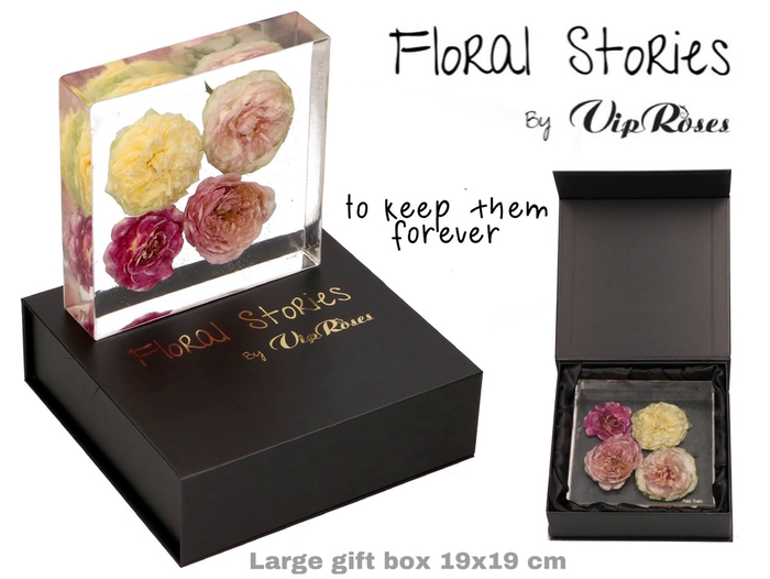 VIP FOSSIL EPOXY LARGE 4 FLOWERS