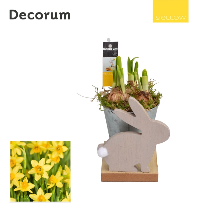 <h4>Narcis Wooden Bunny HL11025 [YELLOW]</h4>