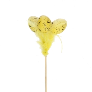 Easter Sticks 50cm egg+feathers 4cm x3