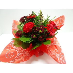 Bouquet Aqua Medium Red