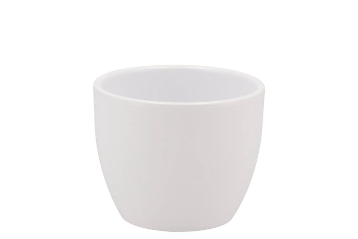 <h4>Ceramic White Matt Pot 7cm</h4>