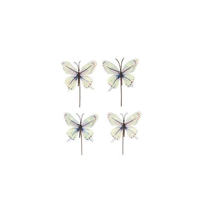 <h4>Pick Butterfly 4 Pcs L15W10H3</h4>