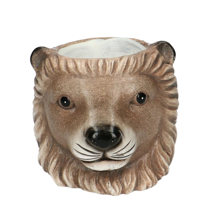 <h4>Ceramics Planter lion d11/13*10cm</h4>
