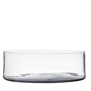 Glas Schaal d39*11cm