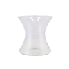 Glass Vase Diabolo 18x19cm
