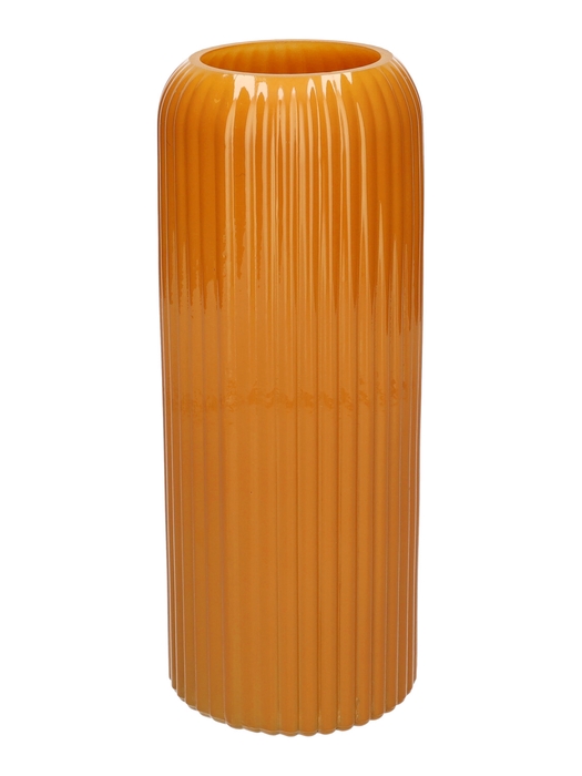 <h4>DF02-664554400 - Vase Nora d7.2/10xh25 ochre milky</h4>