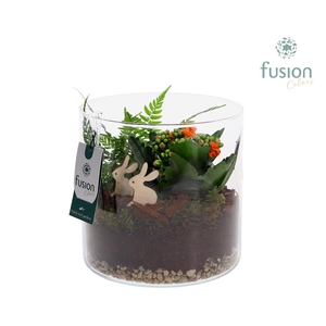 Glas Lucille met Pasen Arrangement