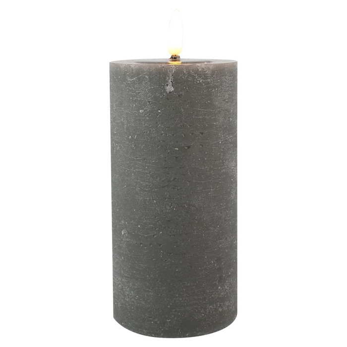 DF12-BD-75230 - Led candle 75x150mm grey melting