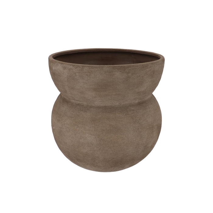 <h4>Florence Antique Bronze Vase Bulb 35x35x34cm Nm</h4>