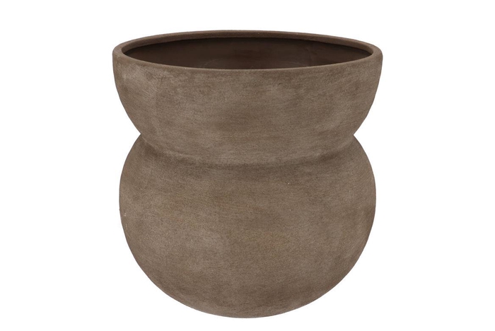 <h4>Florence Antique Bronze Vase Bulb 35x35x34cm Nm</h4>