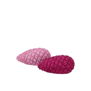 Jingle Fuchsia/pink Pinecone Ass 10x5x5cm Nm