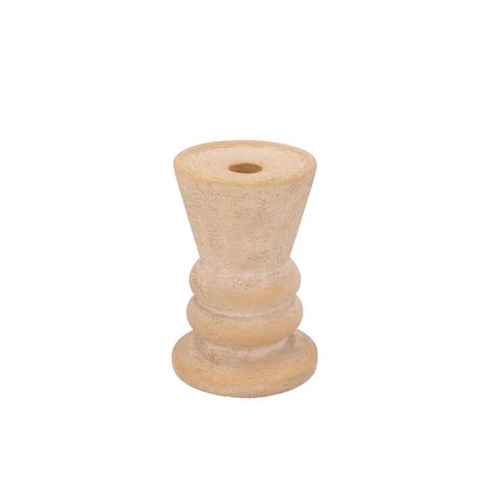 <h4>Florence Antique Gold Candle H 10x10x16cm Cm</h4>