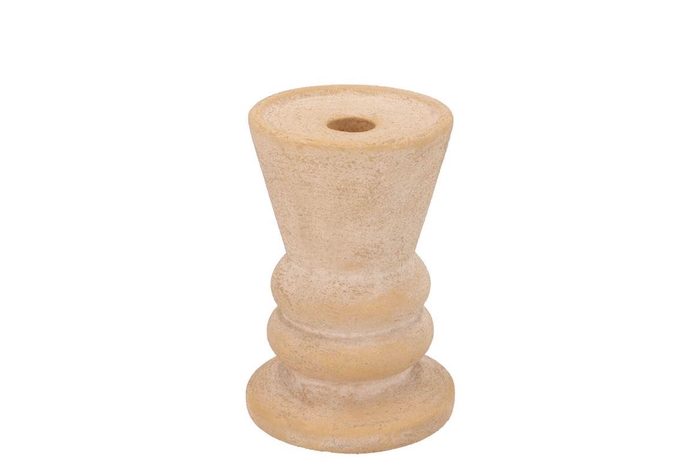 Florence Antique Gold Candle H 10x10x16cm Cm