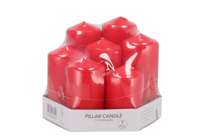 <h4>Candle Red Set 7</h4>