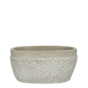 Ceramics Rope planter 22*14*11cm