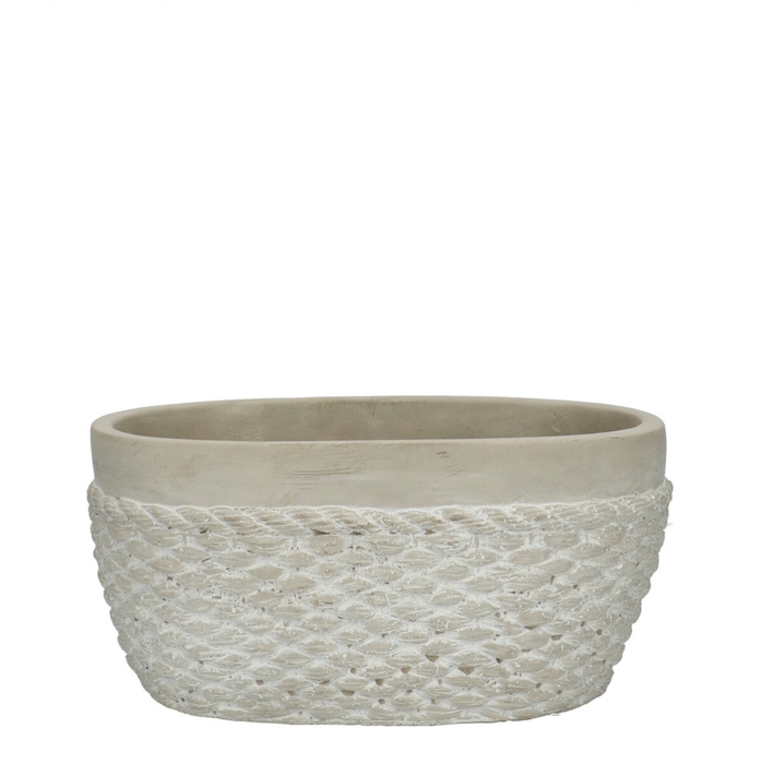 <h4>Ceramics Rope planter 22*14*11cm</h4>