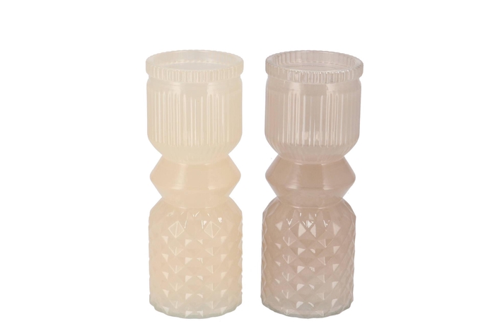 Lynn Sand Mix Vase Ass 7x18cm