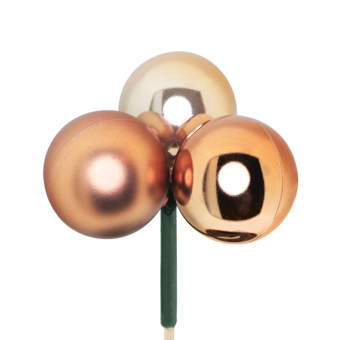 <h4>50cm Kerstbal trio 4cm mix</h4>