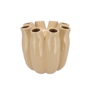 Luna Sand Tube Vase 24x24cm Nm