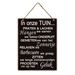 Wall Hanger Metal In Onze Tui