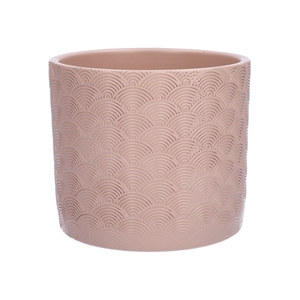 DF03-884721347 - Pot Napoli d13.5xh12.3 ivory matt