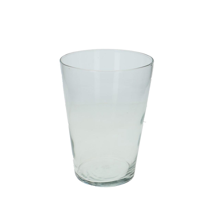 <h4>Glass vase Conical d13.5*19cm</h4>