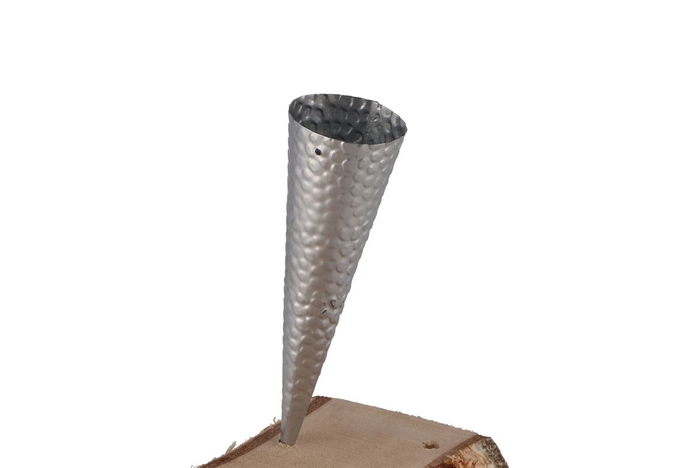 Waxinepunt Zilver 15cm Nm