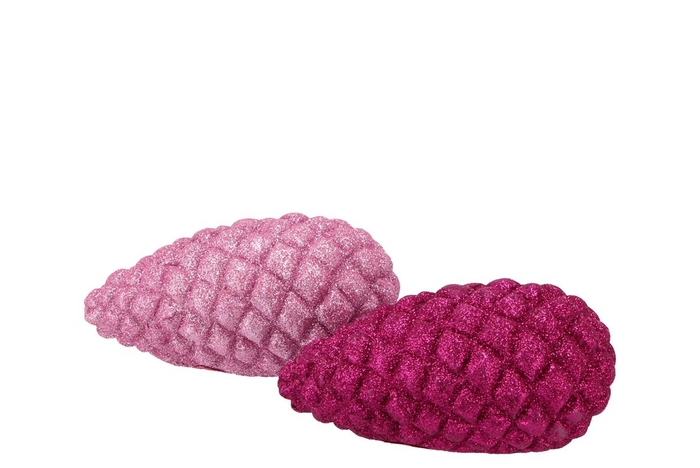 <h4>Jingle Fuchsia/pink Pinecone Ass 13x7x6cm Nm</h4>