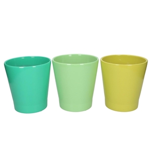 Keramiek Phal.pot d13*14cm