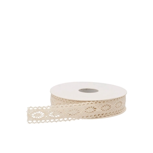 Ribbon Vienna Lace 70 Creme 10mx20mm