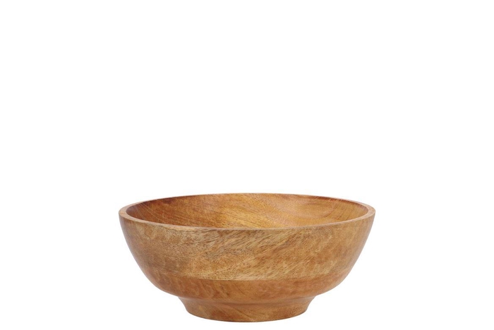 <h4>Mumbai Wooden Bowl 20x7cm</h4>