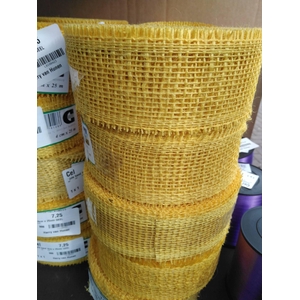 jute band 4cm x 25mtr GEEL